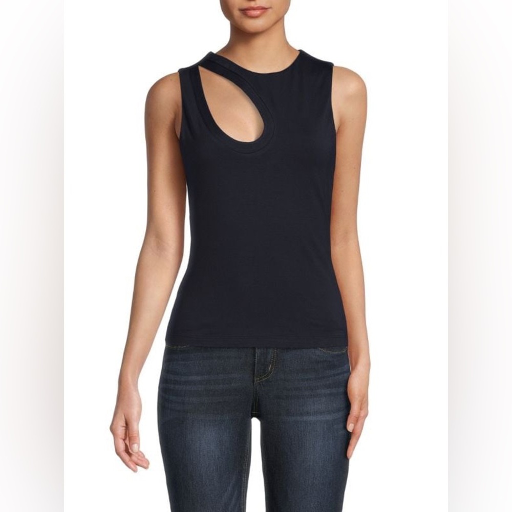 BAILEY 44
Sleeveless Cutout Top New colour whites size XS